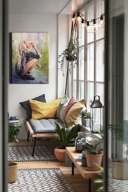 Nirvana by Olha Hnatiuk shown in an interior