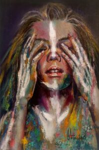In the Thrall of Creativity painting by Olha Hnatiuk