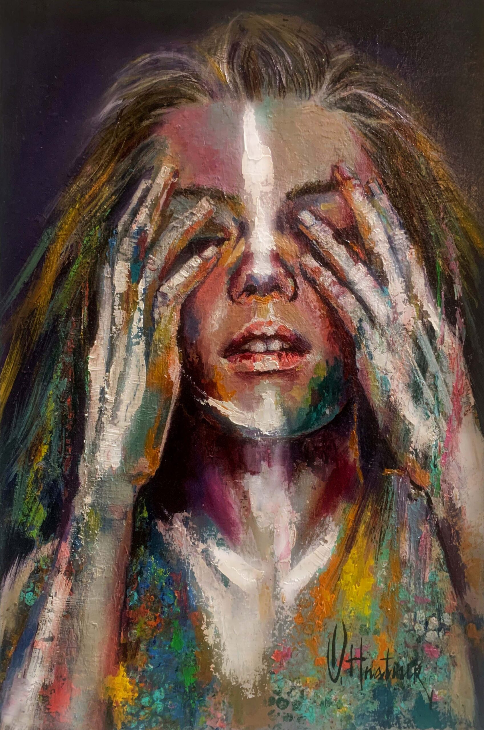 In the Thrall of Creativity painting by Olha Hnatiuk