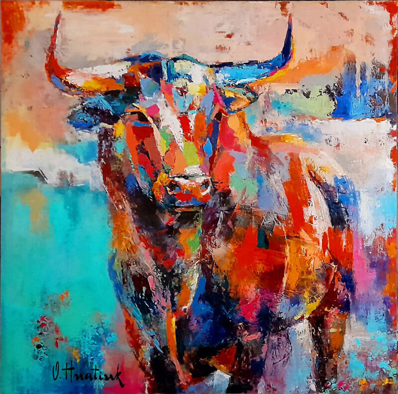 Good boy painting by Olha Hnatiuk