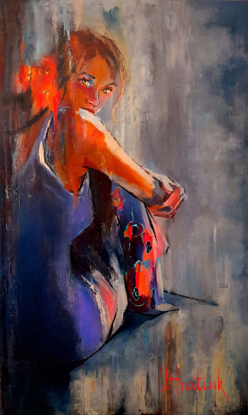 Poppies painting by Olha Hnatiuk