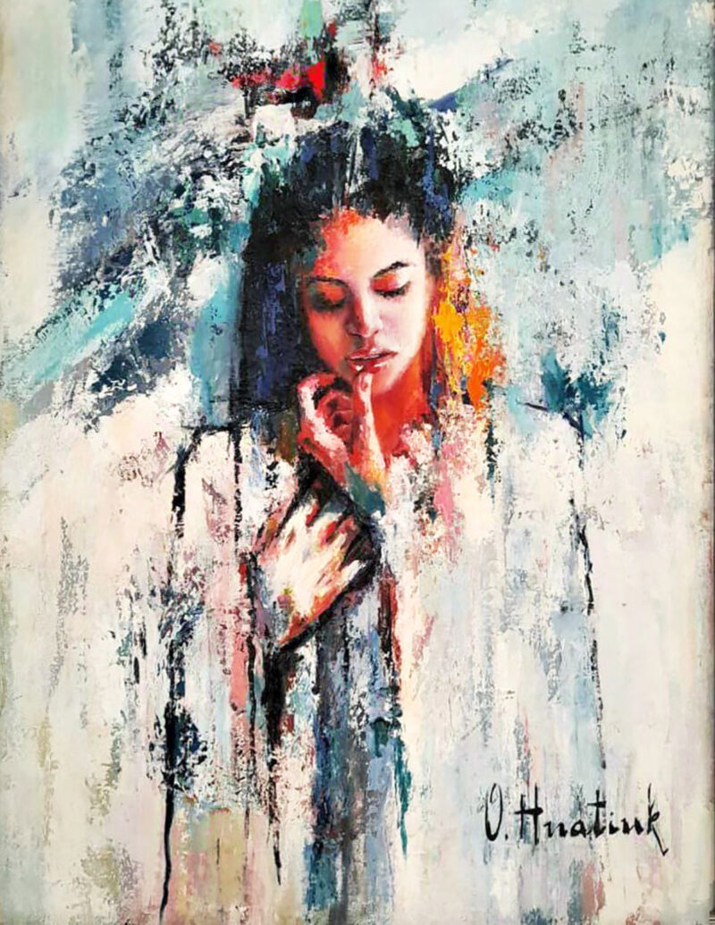 In Search of One’s Identity painting by Olha Hnatiuk