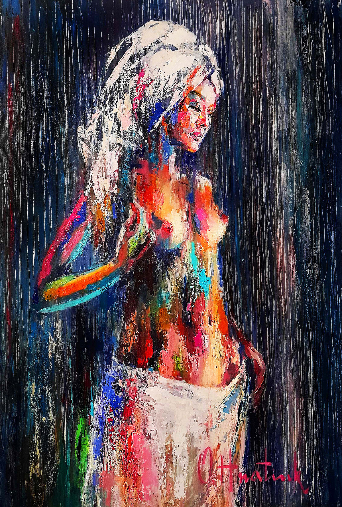 In Harmony with Yourself painting by Olha Hnatiuk