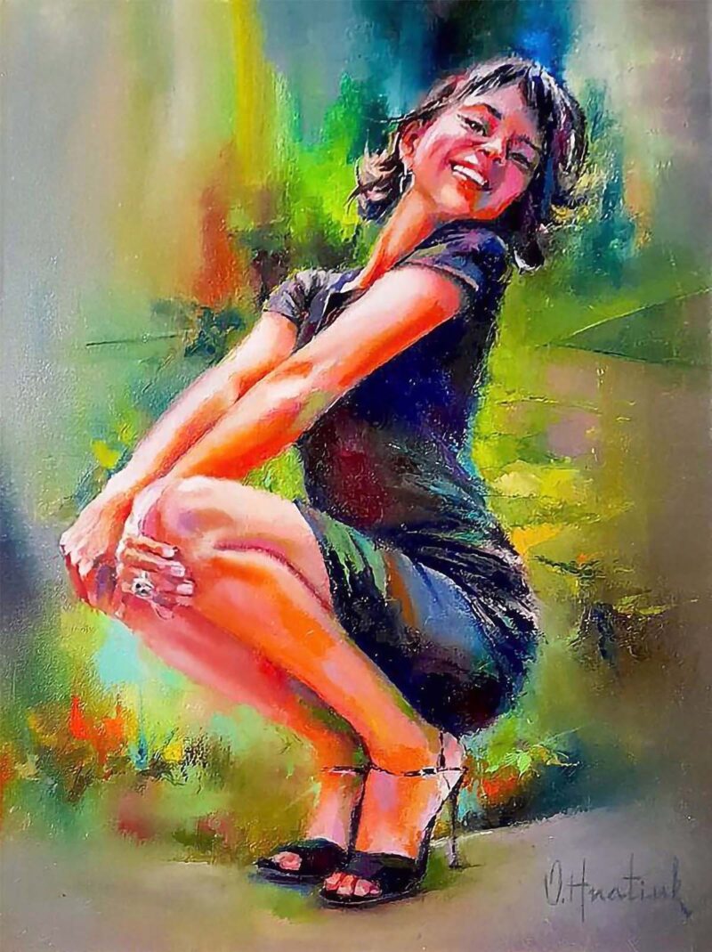 Tatiana painting by Olha Hnatiuk