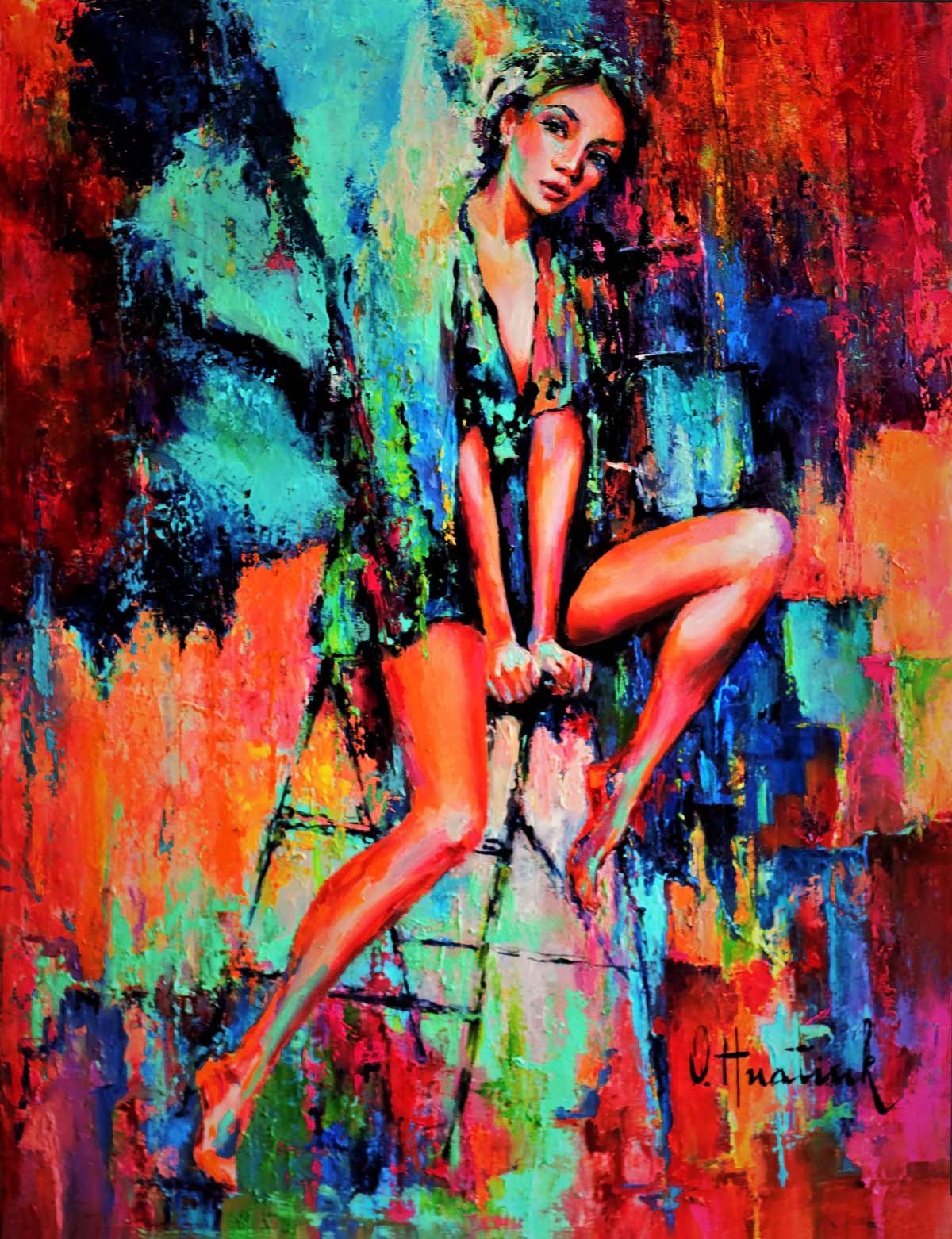 Tinkerbell has grown up painting by Olha Hnatiuk