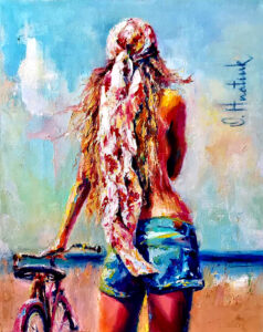 Here is the sea painting by Olha Hnatiuk