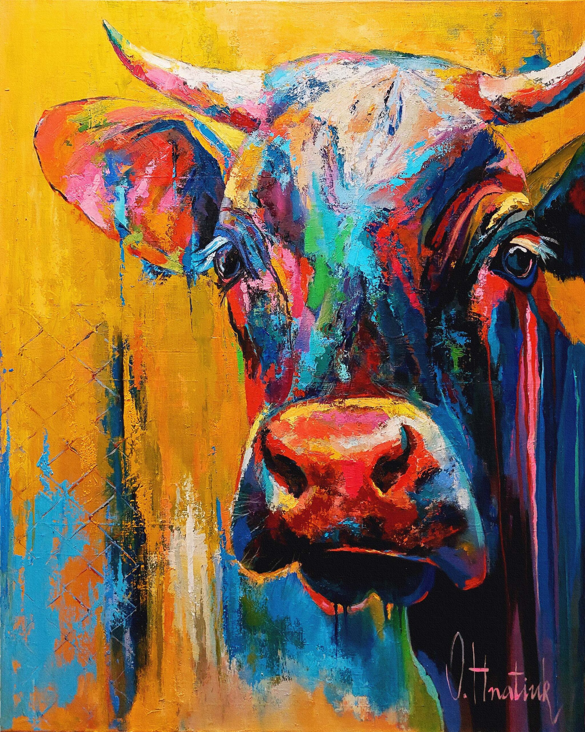 Everything Clear Over There? painting by Olha Hnatiuk