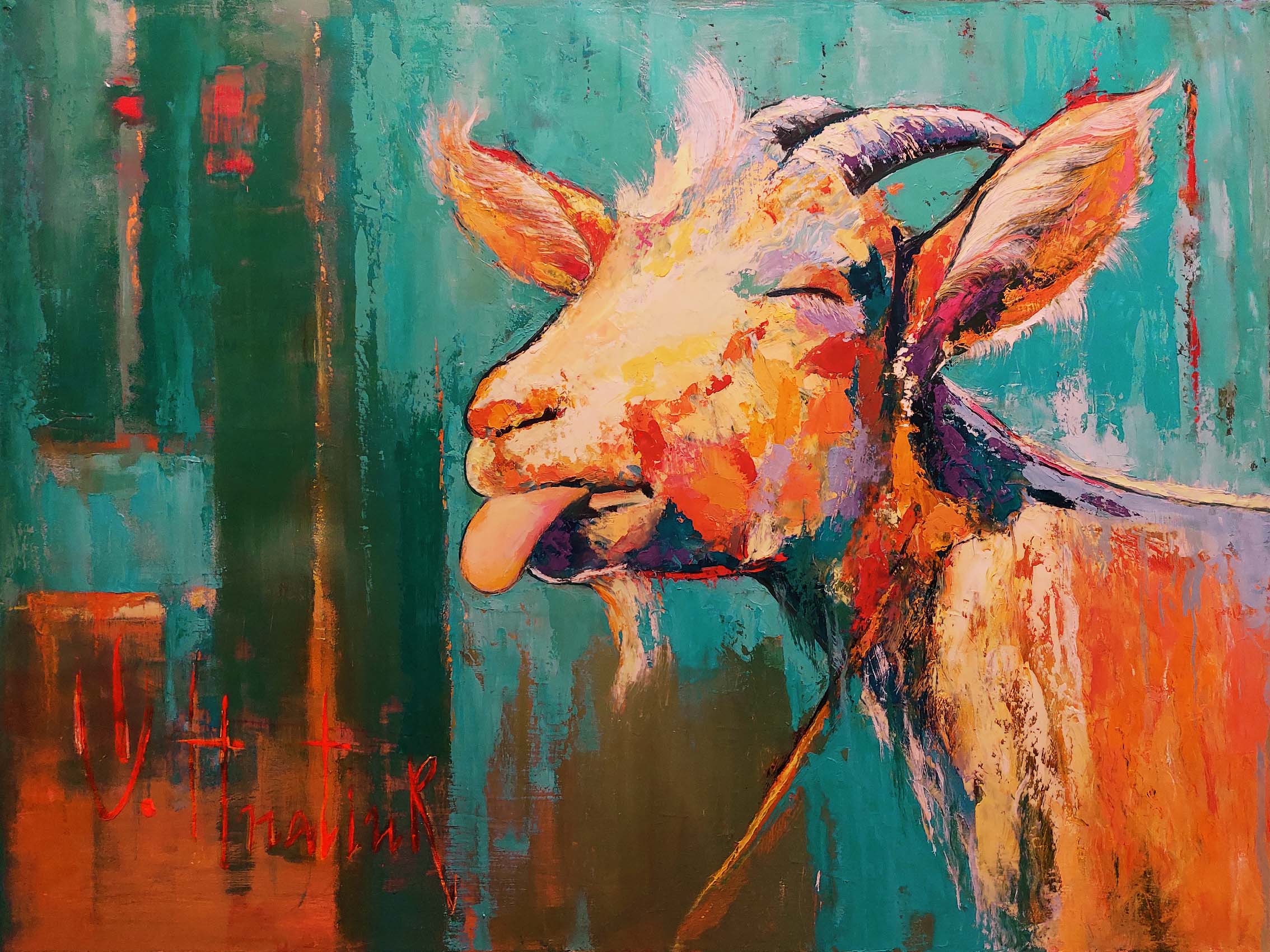 The Art of Saying No painting by Olha Hnatiuk
