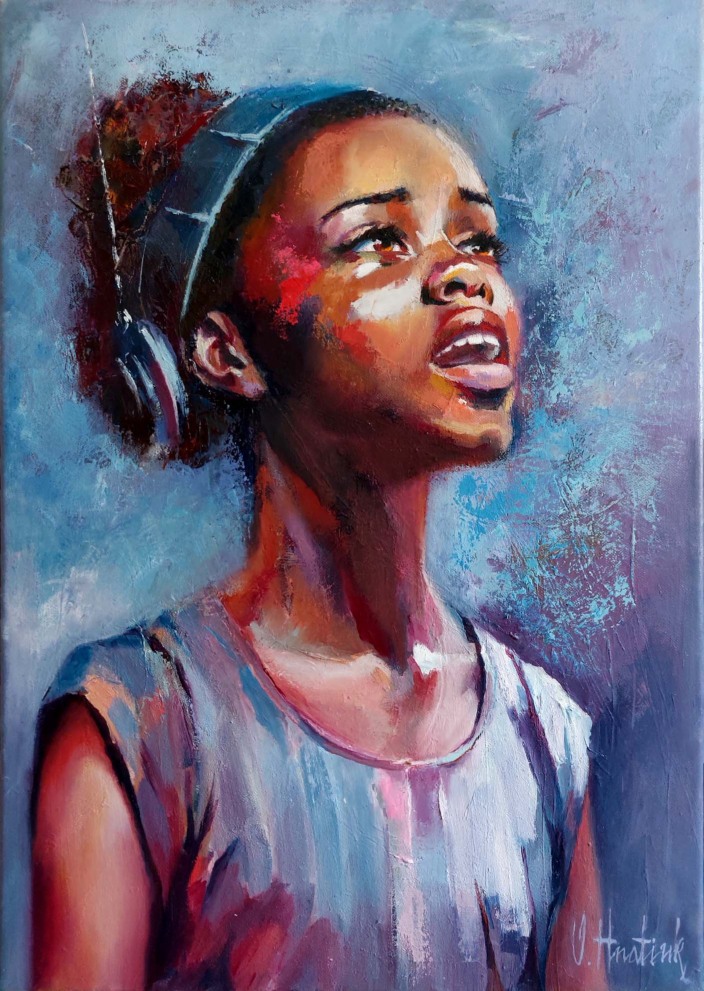 The Beginning of a Talent painting by Olha Hnatiuk