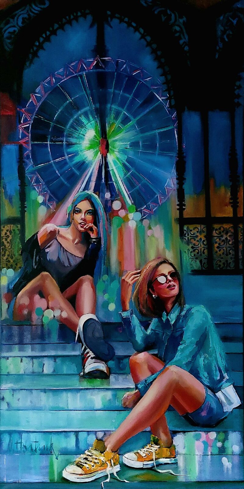 Our Time Is Now painting by Olha Hnatiuk