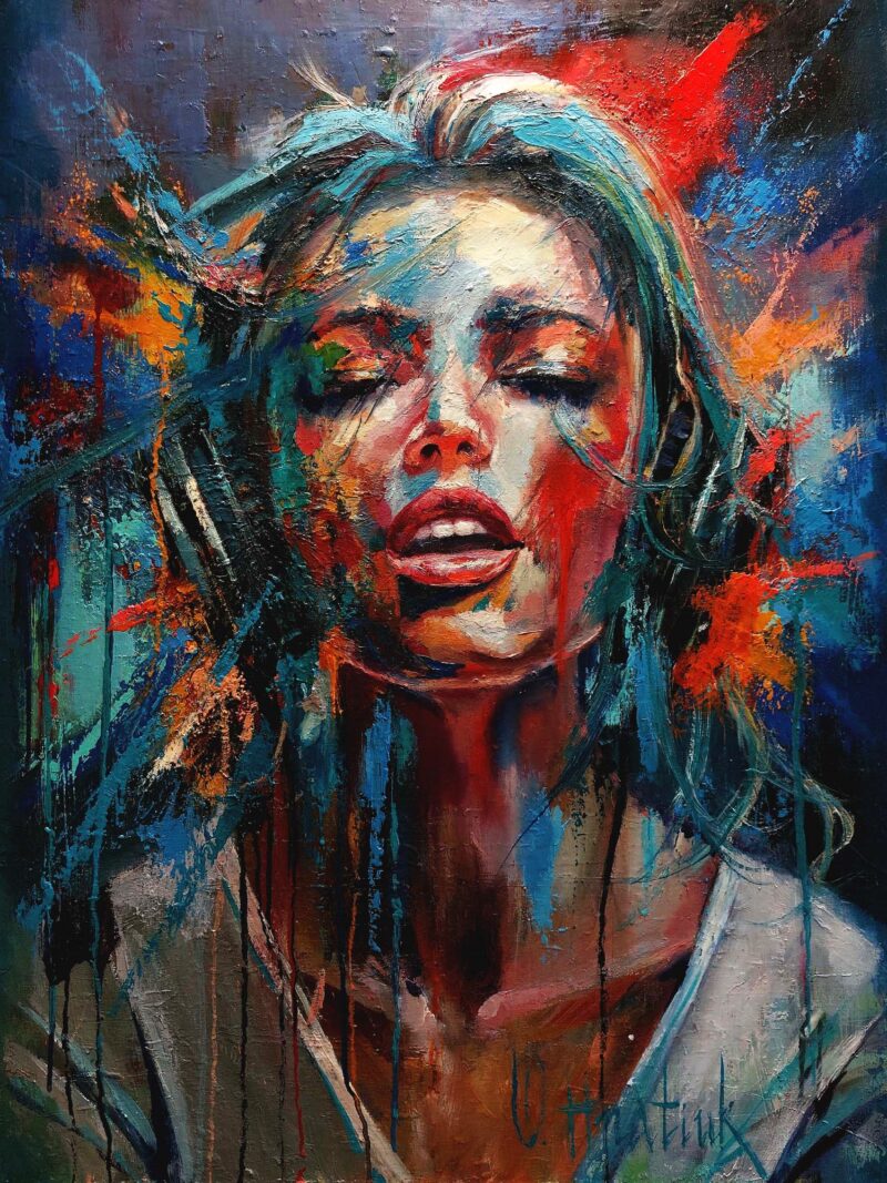 This is How I See Music painting by Olha Hnatiuk